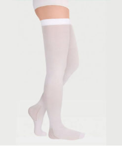 White Compression Stockings, Class 1 Compression - Ecoten