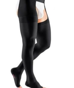 Black Compression Stockings, Class 2 Compression - Ecoten