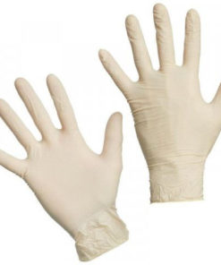 Powdered Non-Sterile Examination Gloves, Size Large (50 Pairs/Pack)
