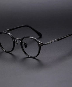 Retro Sheet Metal Titanium Eyeglass Frames