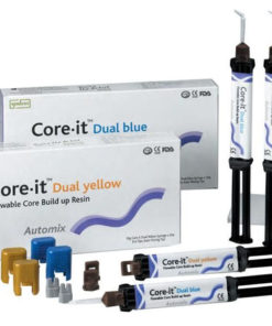 Core-It Dual Blue Composite: 2 x 10g Syringes + Mixing Pad