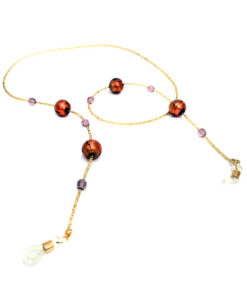 Murano Glass & Venetian Bead Eyeglass Cord - Fata Vista Collection, Venice