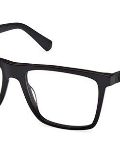 Guess GU 50186 001 Black Rectangular Plastic Men's Eyeglass Frames
