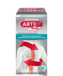 Artra MSM Joint & Spine Support Tablets - 60 Count