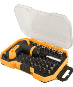 Tolsen 41-Piece 1/4" Drive Bit Set (PH, PZ, Hex, Torx, Slotted)