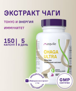 High-Concentration Chaga Extract - 150 Capsules