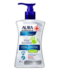 Aura Antibacterial Hand Gel - 250ml Derma Protect