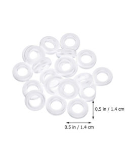 Gothic Eyeglass Chain Holders - 36pcs, 1.4x1.4cm Round