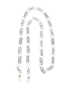 Silver Sunglasses Chain: Anti-Lost Eyeglass Cord (59cm)