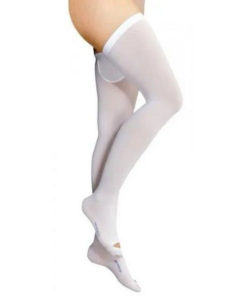 Orione White Compression Stockings, Class 1
