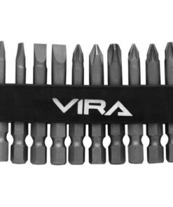 50mm Bit Set with Belt Clip - 10 Pieces - VIRA 303253