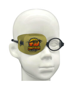 EyeOK Dinosaur World Anatomical Eye Patch (Right, Large)
