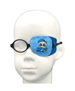 EyeOK Panda Car Anatomical Eye Patch (Left, Medium)