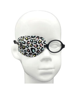 EyeOK Leopard Print Eye Patch (Right Eye, Medium)