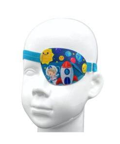 EyeOK Astronaut Rocket Pediatric Eye Patch for Left Eye