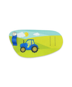 EyeOK Blue Tractor Eye Patch: Anatomical Left Eye Cover (Universal Size)