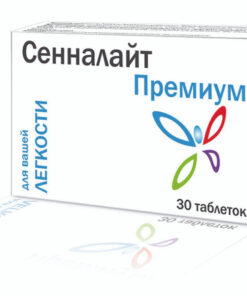 SennaLax Premium: Senna, Fennel & Apricot Tablets (500mg x 30)