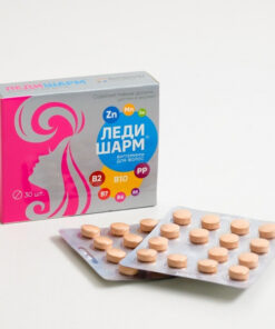 LadyCharm Hair Vitamins: 30 x 633mg Tablets