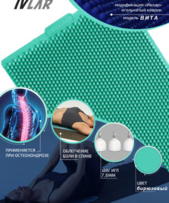 Kuznetsov Applicator with Metal Needles - IVLAR Vita (480x240mm, 7.5mm Pitch, Turquoise)