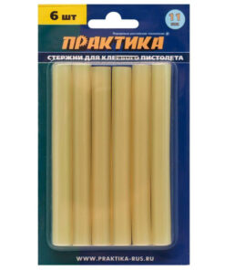 Yellow/Clear Glue Sticks (6 Pack) - 11x100mm - Craft & DIY