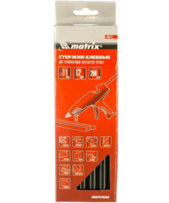 Matrix Glue Sticks, 11x200mm Black, 12 Pack (930731)