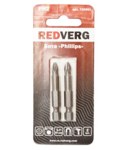 Redverg PH2x50 Screwdriver Bits (2 Pack) - 720061
