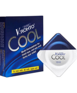 ROHTO V Cool Eye Drops: Amino Acid & Vitamin Formula for Tired, Red, Itchy Eyes (12ml)