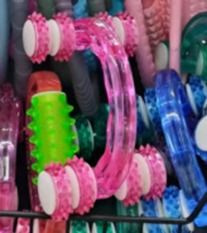 Indigo Arc Roller Body Massager - Pink (13x9x7cm)