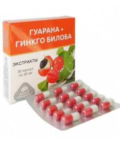 Altai Siberian Ginseng & Ginkgo Biloba Extract - 30 Capsules