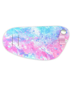 EyeOK Watercolor Splash Right Eye Patch: Anatomical Universal Fit