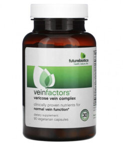 VeinFactors by Futurebiotics: 90 Vegetarian Capsules for Varicose Vein Support