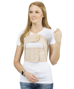 Women's Beige Chest Binder, Size L (BGK-412)