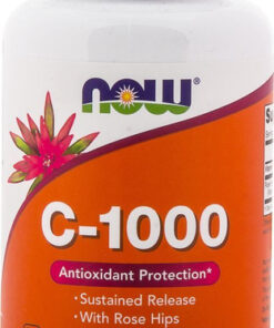 Vitamin C 1000mg with Rose Hips for Immunity - 100 Tablets
