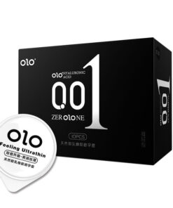 OLO Condoms: Ultra-Thin (0.01mm), Extra Lubricated, 10 Pack