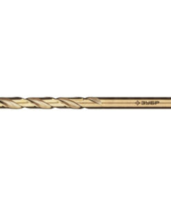 ZUBR Cobalt Metal Drill Bit 4.0x75mm - R6M5K5 Steel, Grade A