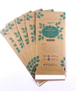 Kraft Paper Sterilization Pouches (100x200mm, 100 Pack)