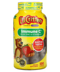 L'il Critters Immune C Gummies: Vitamin C, Zinc & D3 - 190 Count