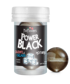Power Black Hot Ball Intimate Gel: Cooling & Warming Sensation (2 x 3g)
