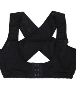 Black Posture Corrector for Adults (Large) - Improve Posture & Reduce Back Pain