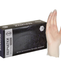 Aviora Vinyl Disposable Gloves (Large) - 50 Count Box