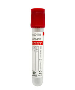 4ml Vacuum Blood Collection Tubes with Clot Activator (13x75mm, 100/pack)