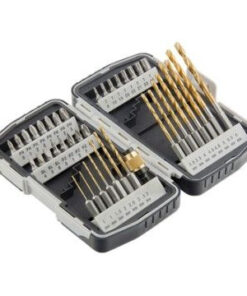 40-Piece Magnetic CrV Drill & Bit Set in Plastic Case - MATRIX (11322)