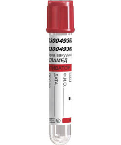 4ml Vacuum Blood Collection Tubes with Clot Activator (100/pack) - Elamed Z1375