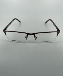 Men's Square Metal Eyeglass Frames - PROUD P68157c3