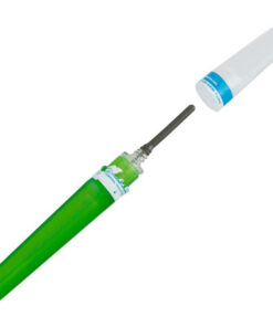 Green 0.8x25mm Dual-Sided Needle with FB 21G Visual Camera (100 Pack)