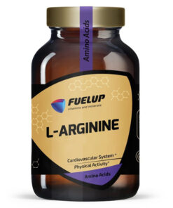 L-Arginine 120 Capsules (1000mg) - FuelUp USA: Cardiovascular Support & Blood Pressure