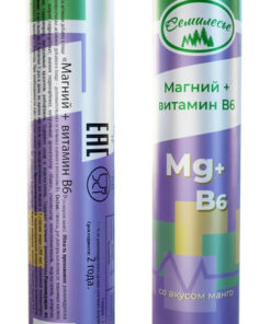 Magnesium B6 Mango-Flavored Effervescent Tablets (20ct)