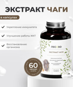 Chaga Extract 60 Capsules