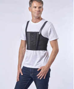 Men's Chest Support Bandage BKG-423 - Black, Size M