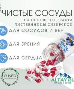 Siberian Larch Extract for Blood Vessel Health & Blood Pressure Support (30 Capsules)